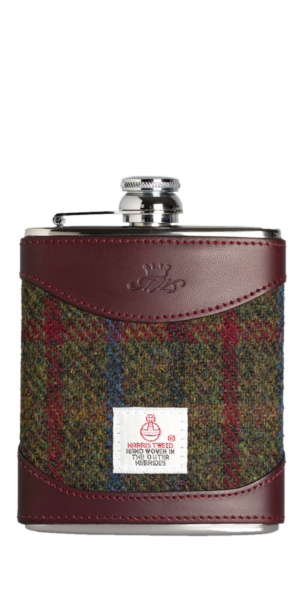 Harris Tweed Hip Flask