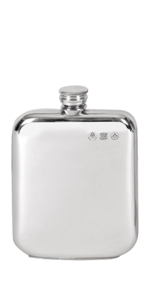 Pewter Rectangular Hip Flask