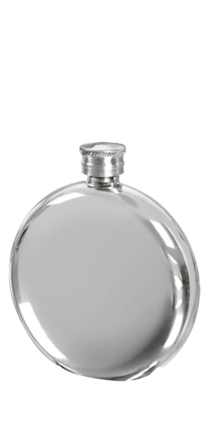 Pewter Round Hip Flask